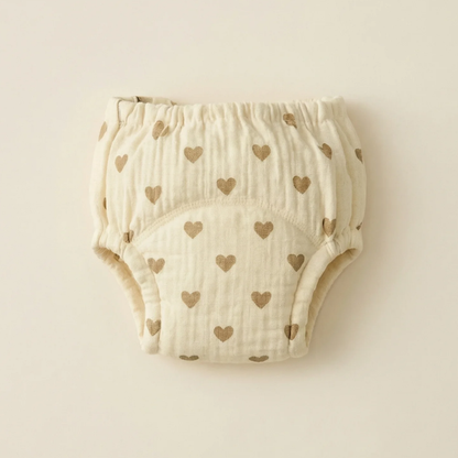 Culottes d'Apprentissage - Propre en 2-3 Semaines - 100% Coton Réutilisable - Enfilage Facile Dès 18 Mois