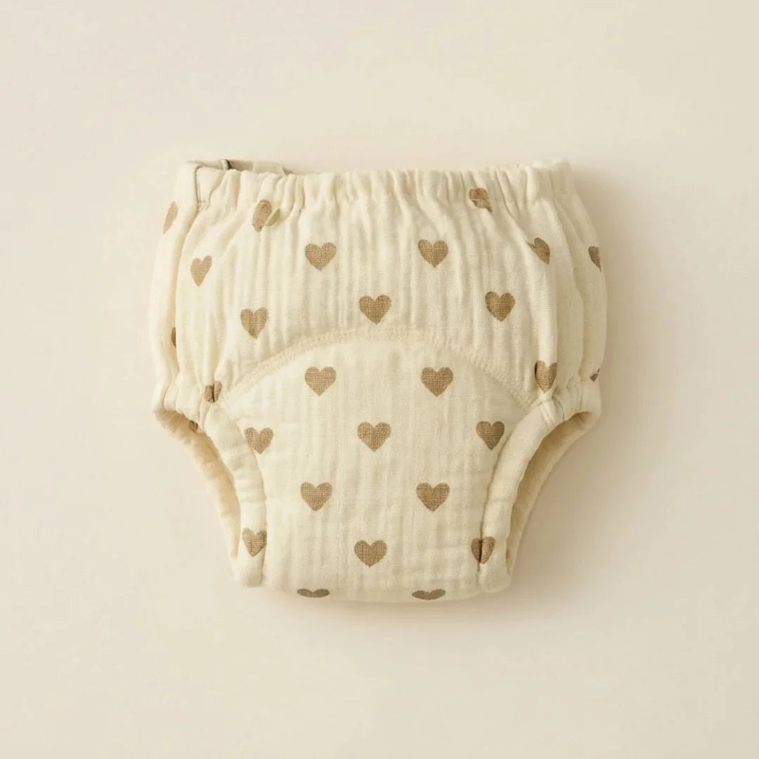 Culottes d'Apprentissage - Propre en 2-3 Semaines - 100% Coton Réutilisable - Enfilage Facile Dès 18 Mois