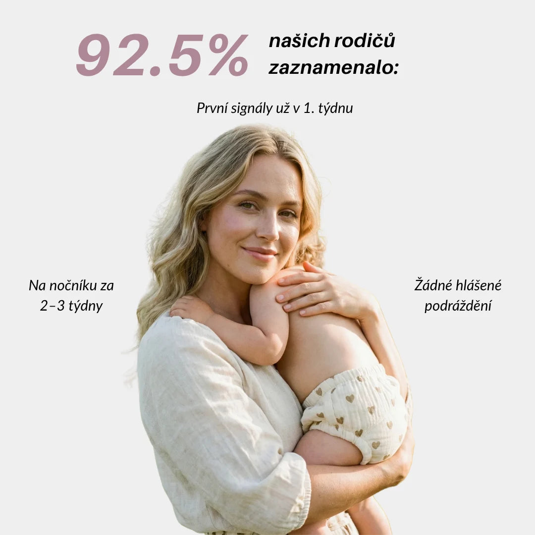 Tréninkové kalhotky na nočník - na nočníku za 2-3 týdny - 100% bavlna, znovupoužitelné - snadné nazouvání už od 18 měsíců